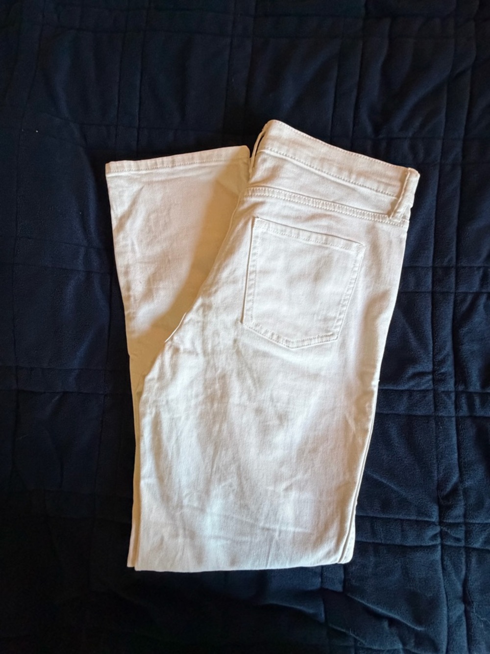 Banana Republic White Slouch Jeans